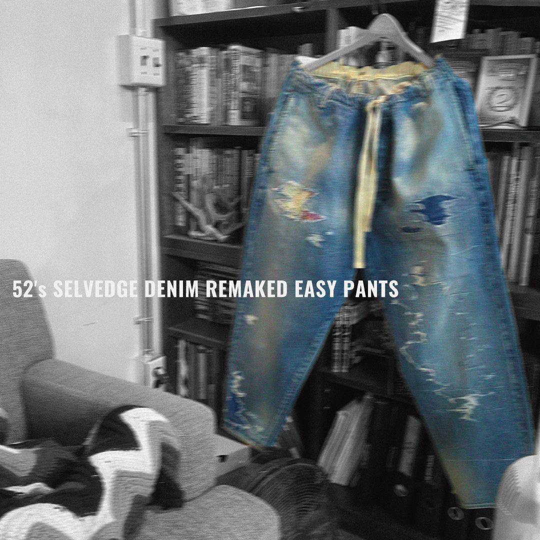 本日限定ANACHRONORM DENIM REMAKED EASY PANTS 2024 3rd NEW RELEASE – ANACHRONORM