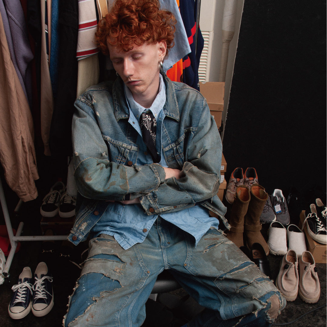 アナクロノーム　delta3 名作 ANACHRONORM delta3 ANACHRONORM Reading 3rd Denim Jacket