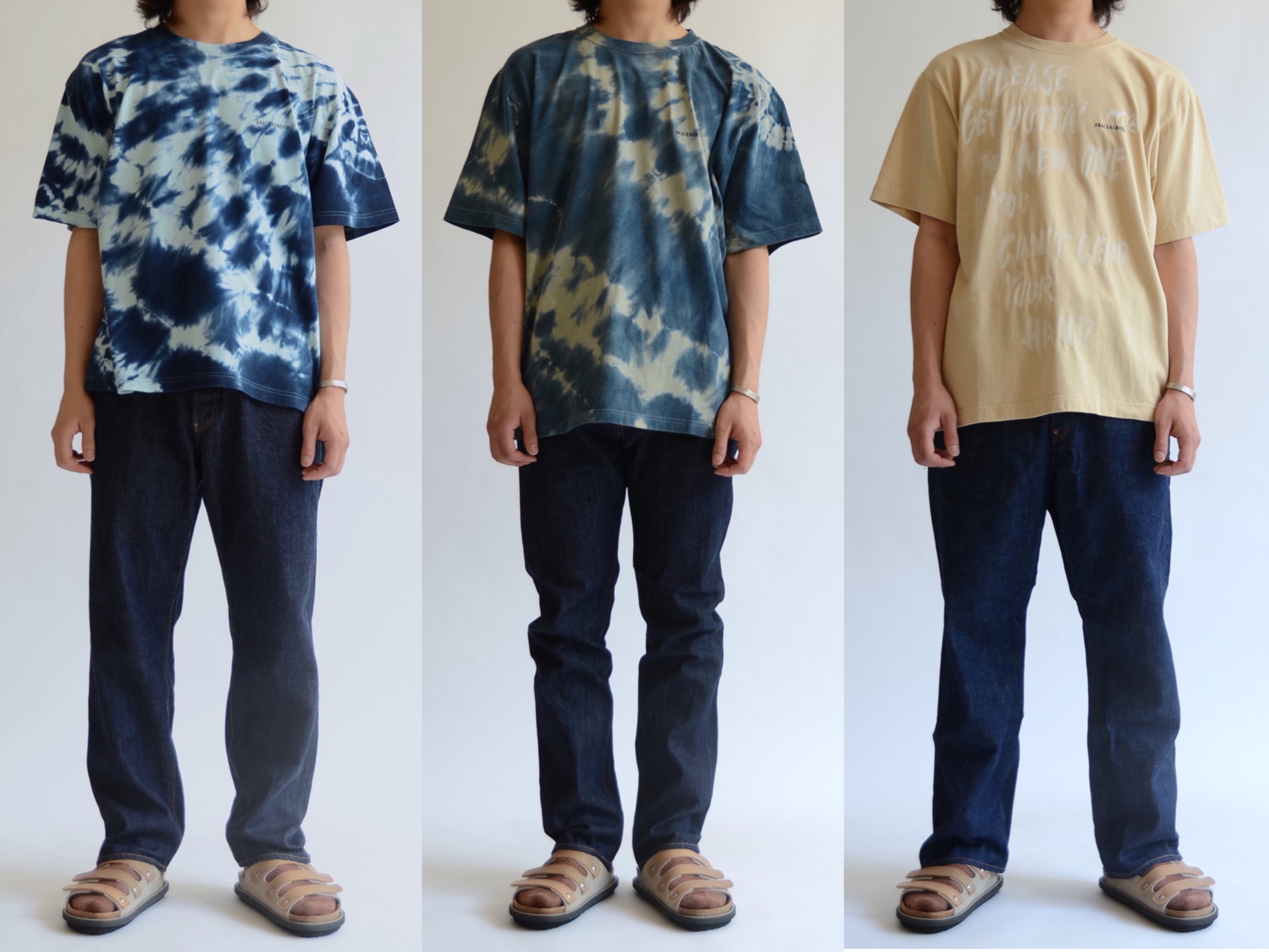 ANACHRONORM TYPE-α BASIC TAPERED JEANS ANACHRONORM Type-α Basic Tapered Jeans [INDIGO / AGING WASH