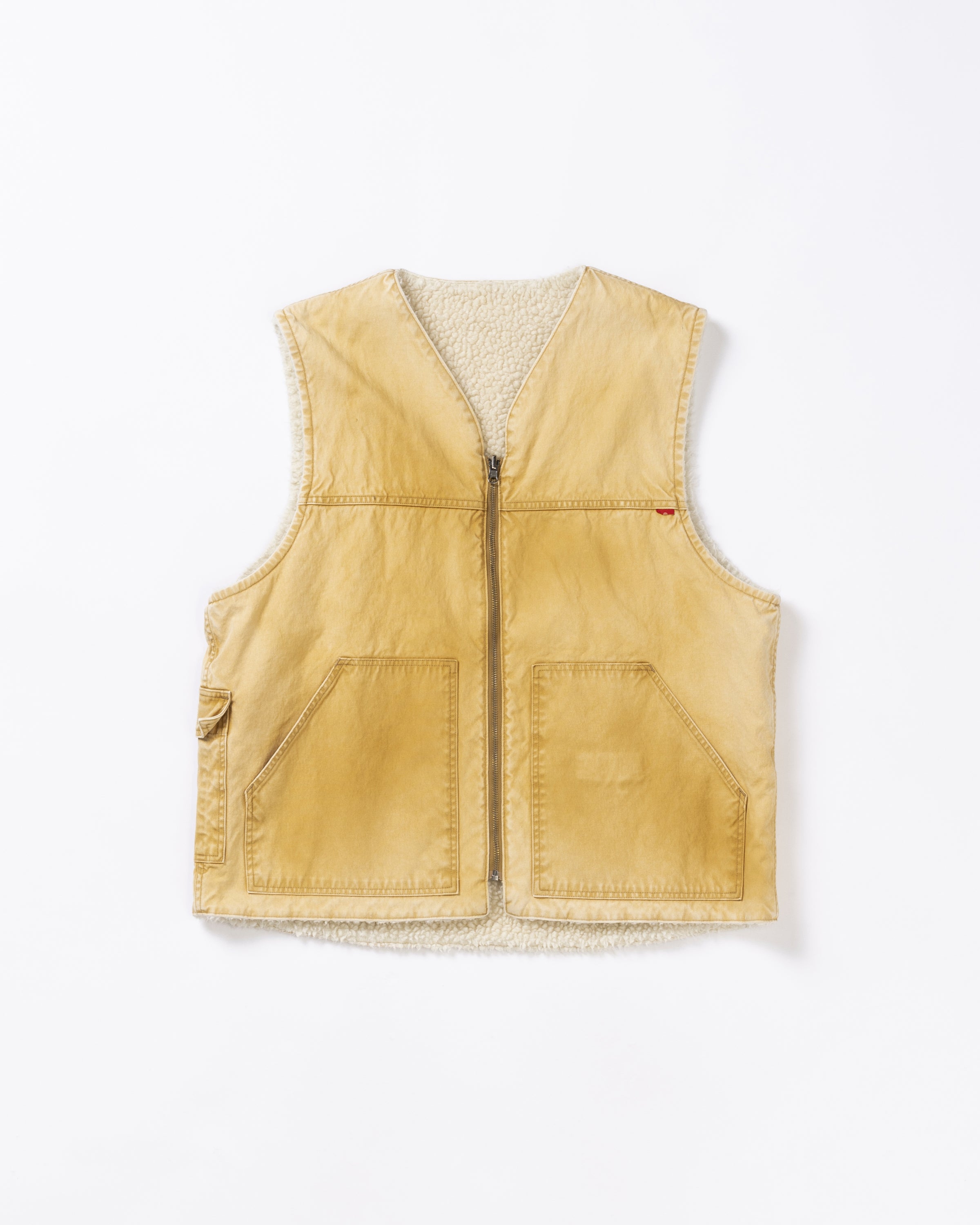 【ANACHRONORM】REVERSIBLE DUCK VEST REVERSIBLE DUCK VEST YELLOW OCHER – ANACHRONORM