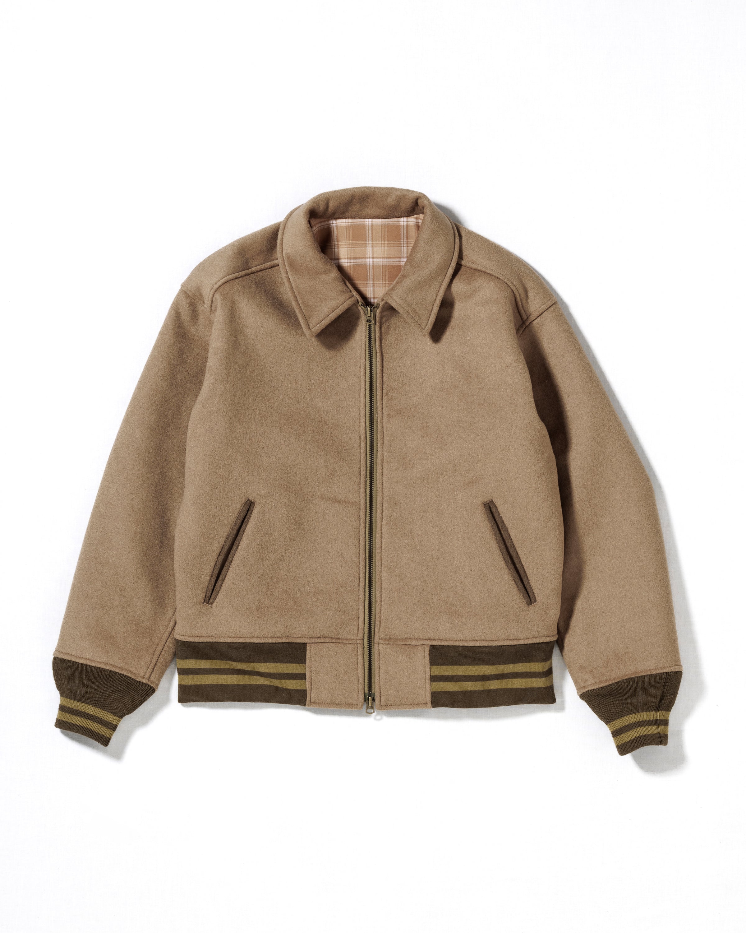 定価以下！stein サイズS DRIZZLER JACKET ベージュ系 Melton Wool Drizzler Jacket Beige | ANACHRONORM