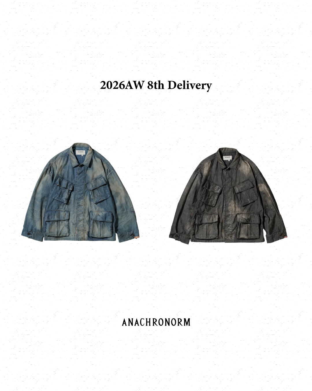 2026 AUTUMN ＆ WINTER / 8th Delivery - CHAMBRAY REMAKED FATIGUE JACKET