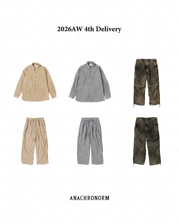 2026 AUTUMN ＆ WINTER / 4th Delivery - SULFUR BLACK LIP EASY PANTS,CHECK WIDE SHIRTS,	CHECK WIDE EASY PANTS