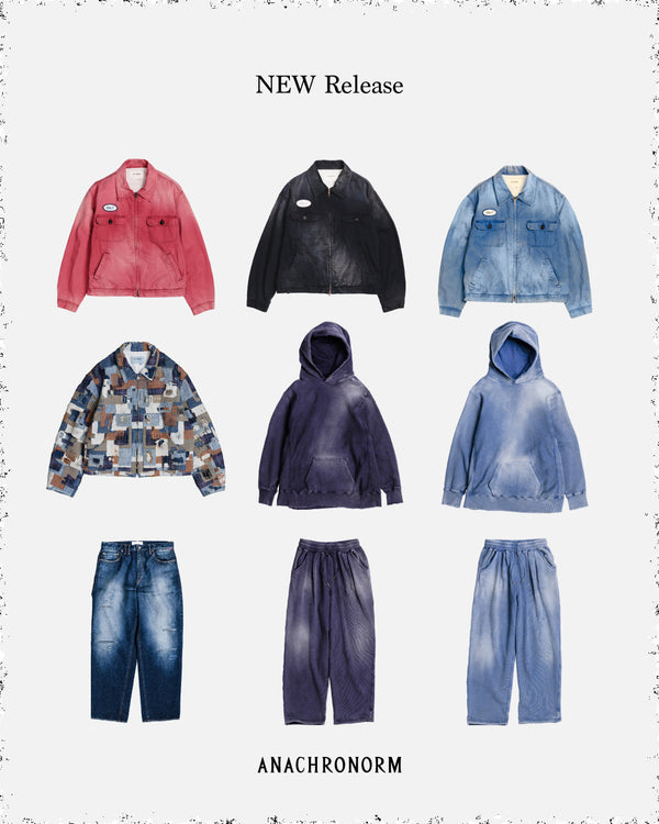 2026 1st  2nd Delivery - WORK JACKET,SASHIKO PATCHED JACKET,SWEAT PARKA,SWEAT PANTS,WIDE 5P DENIM PANTS.