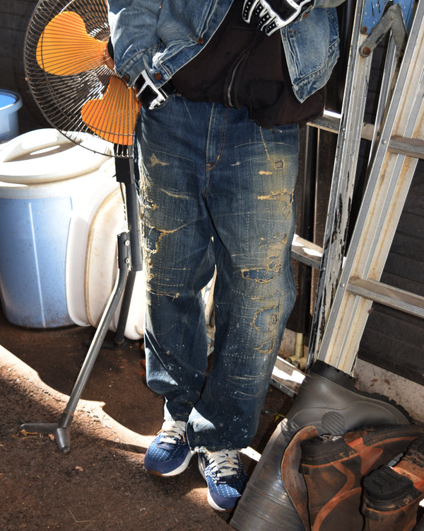 2025 2nd 3rd  NEW RELEASE - HARD REMAKED REGULAR TAPERED 5P PANTS -