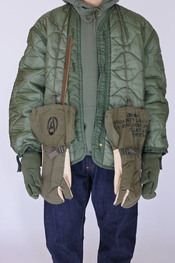 NEW RELEASE 別注STENCIL LINER JACKET , TRIGGER MITTEN GLOBE