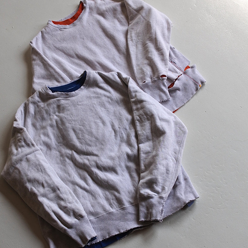 今季注目のオリジナルクルーネックスウェット AN161,AN161-R SIDE RIB SWEAT