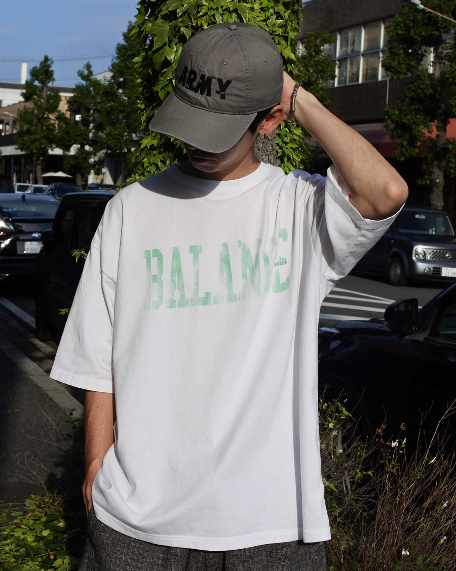 AN360 BALANCE COLLEGE PRINTED S/S T-S GREEN PRINT