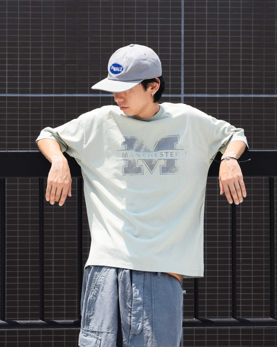 AN368 MANCHESTER PRINTED S/S T-S SAGE