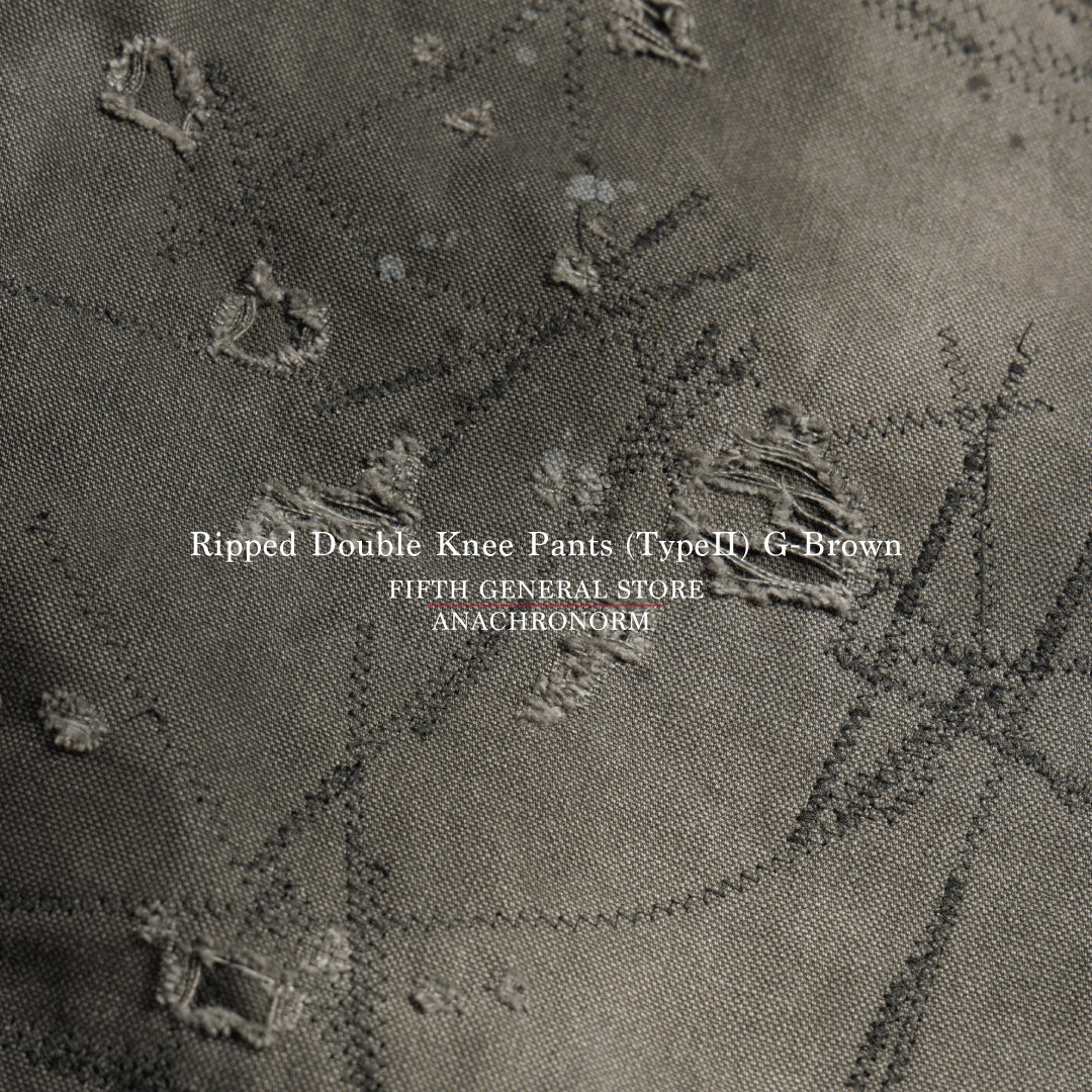 ハードリメイクダブルニーパンツ