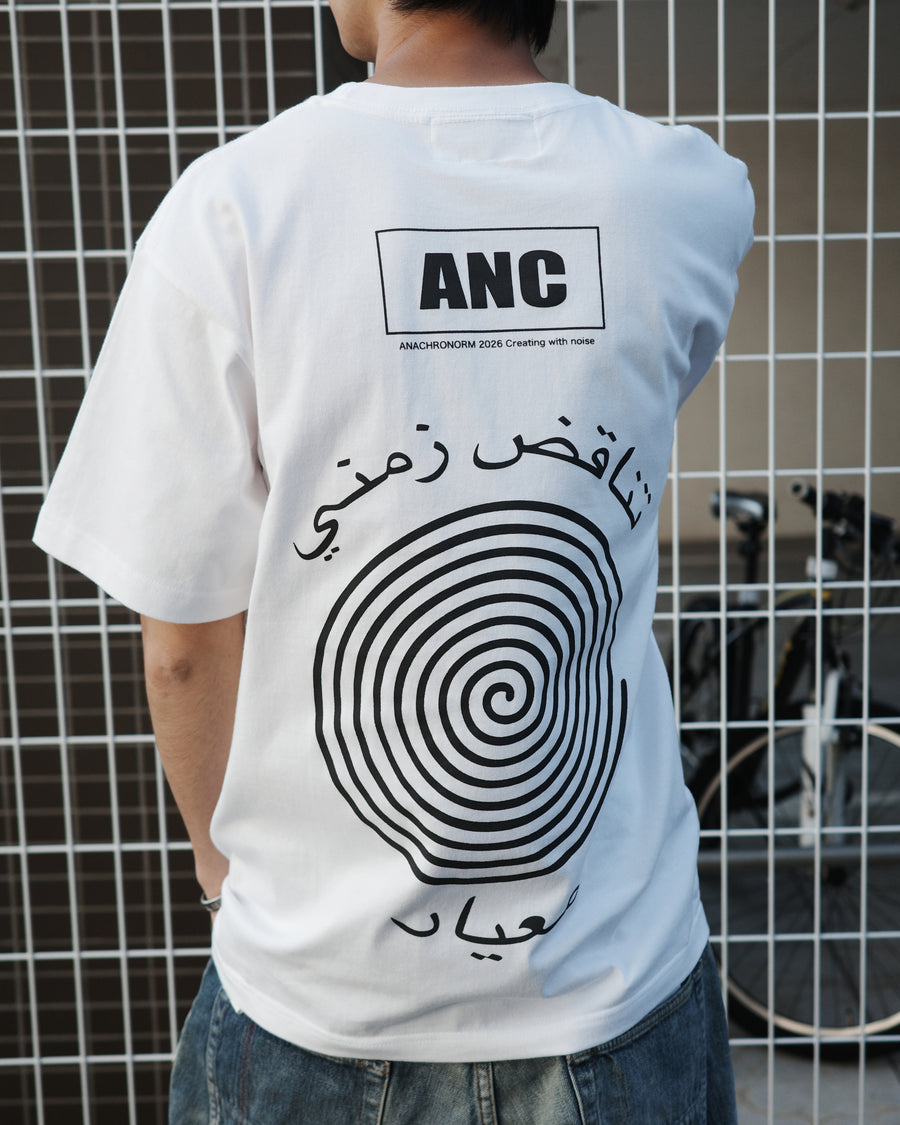 VORTEX PRINTED S/S T-S WHITE – ANACHRONORM