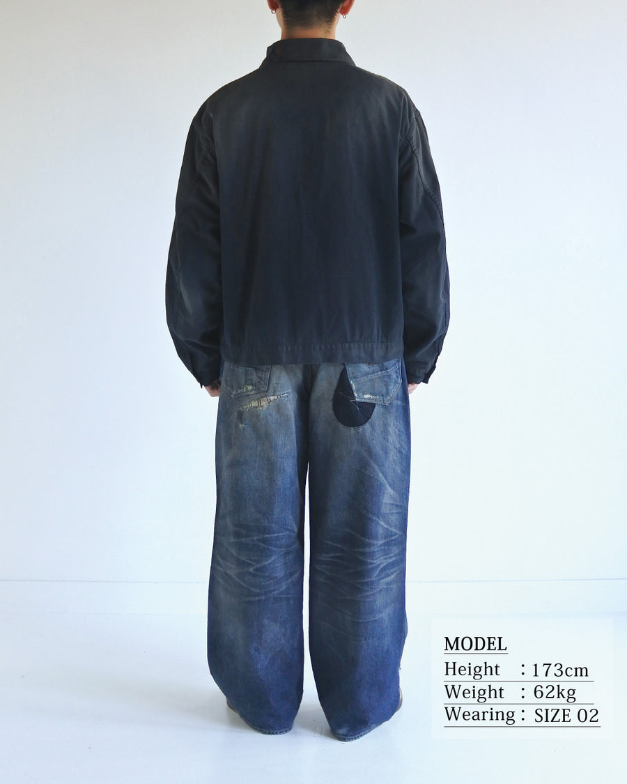 TIMEWORN WORK JACKET BLACK