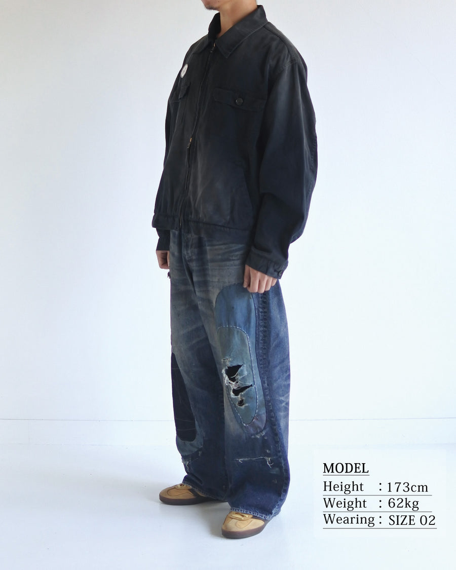 TIMEWORN WORK JACKET BLACK