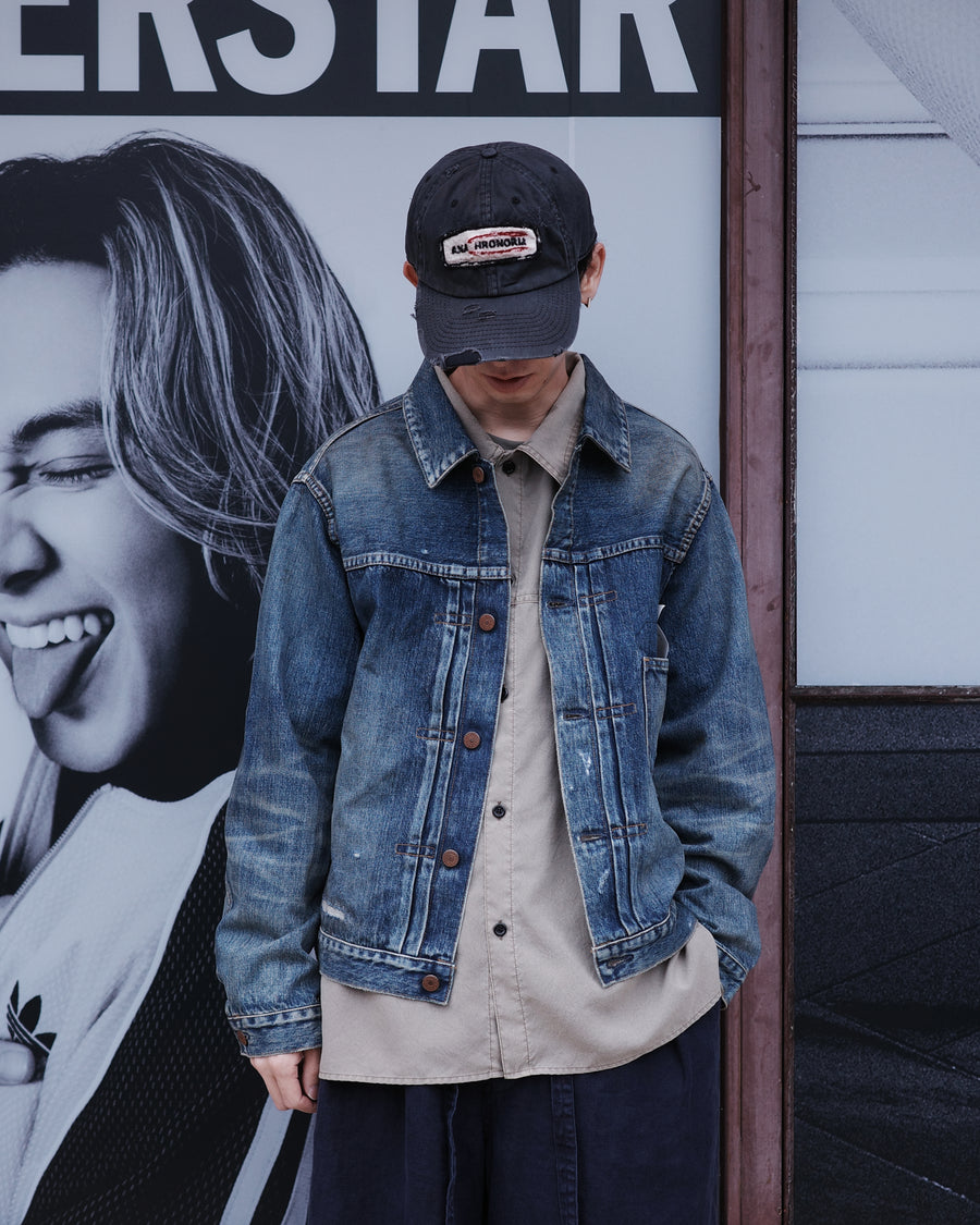 FRONT TUCK DENIM REMAKED JACKET INDIGO (26REMAKE) – ANACHRONORM
