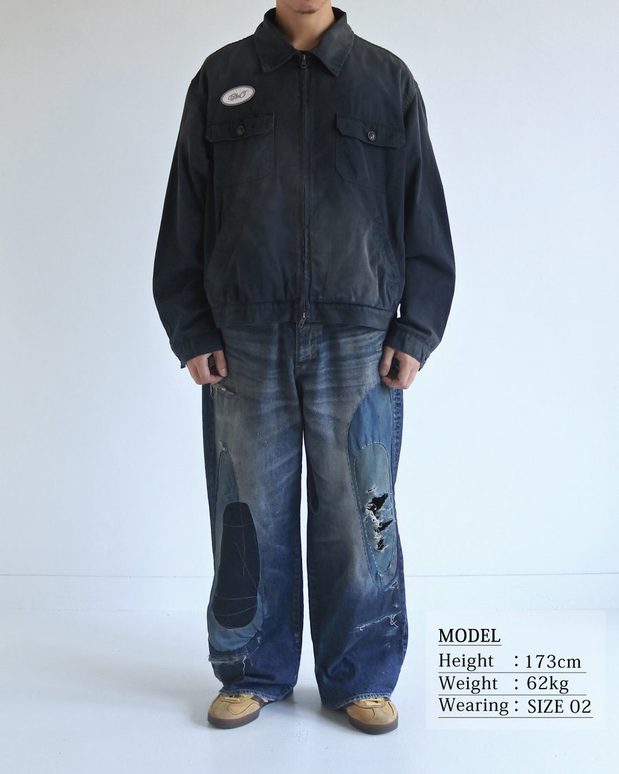 TIMEWORN WORK JACKET BLACK