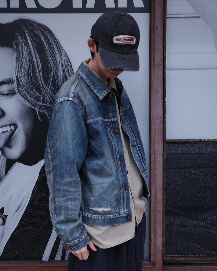 FRONT TUCK DENIM REMAKED JACKET INDIGO (26REMAKE) – ANACHRONORM