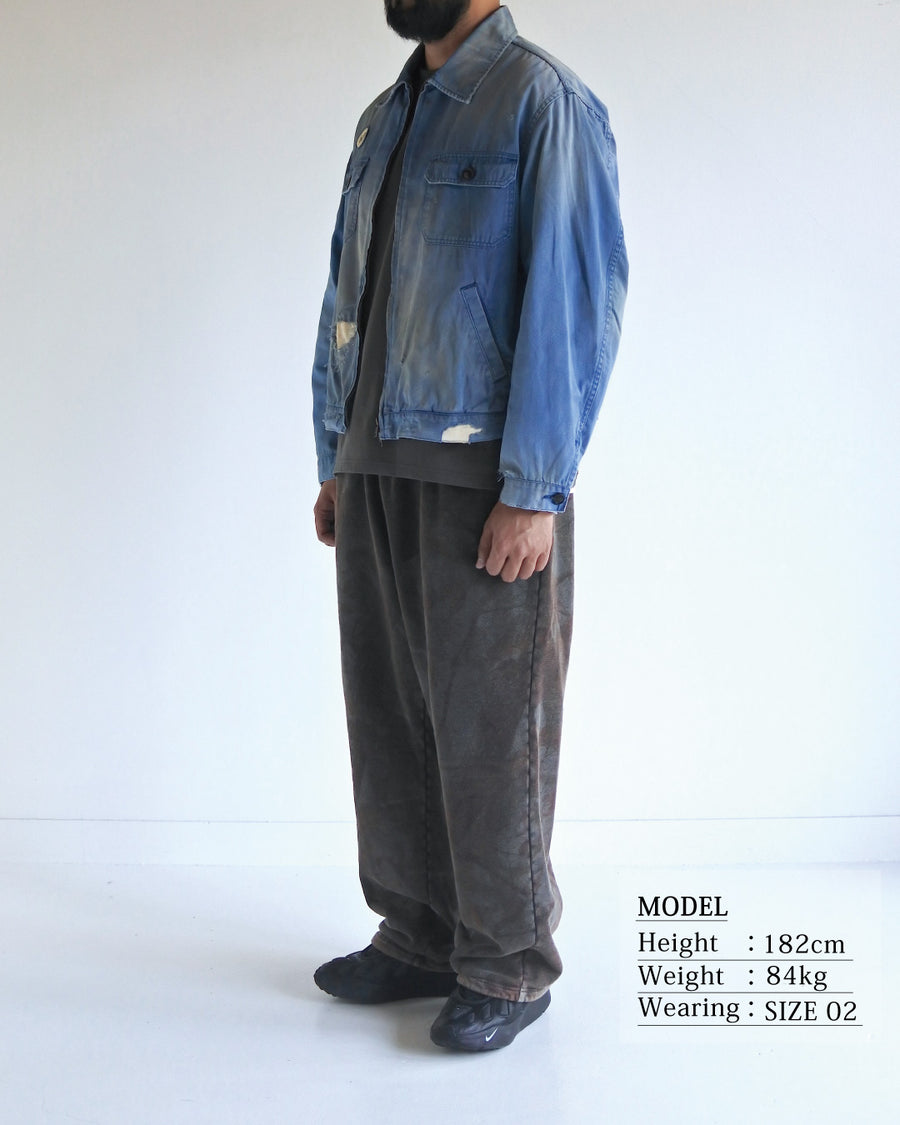 REMAKED TIMEWORN WORK JACKET BLUE