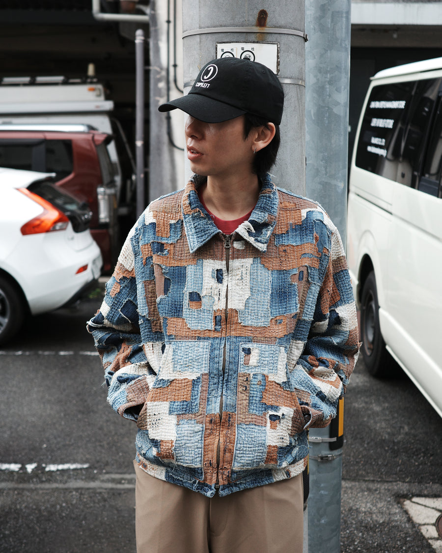 SASHIKO PATCHED JACKET INDIGO – ANACHRONORM SASHIKO PATCHED JACKET INDIGO – ANACHRONORM