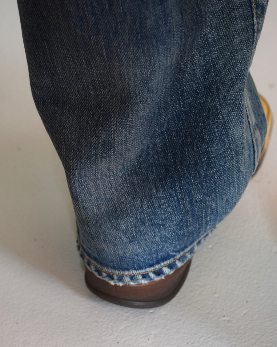 ANACHRONORM / SMU REMAKED WIDE TAPERED 5P DENIM PANTS INDIGO