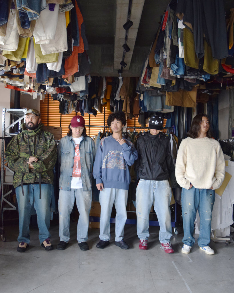 CONTEXT003Nシリーズを5人が着用した集合カット