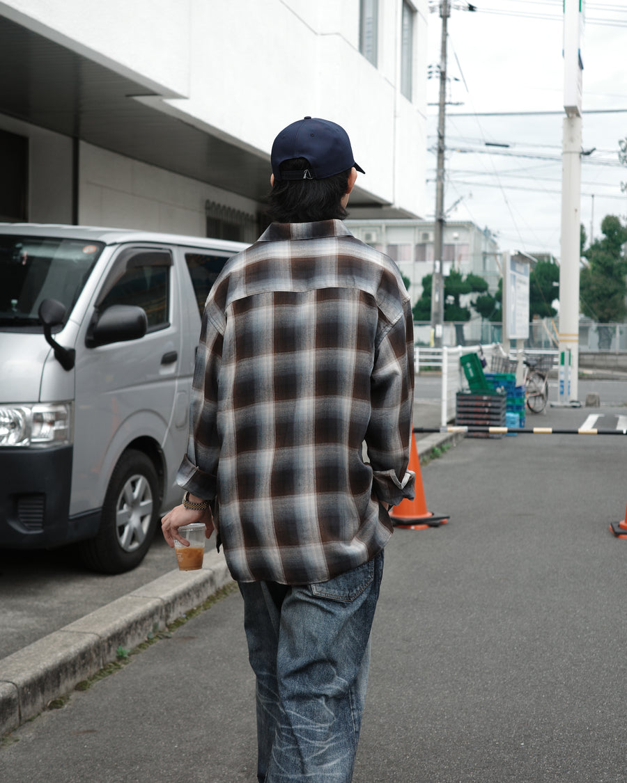 RELUX OPEN COLOR CHECK SHIRTS BLUE CHECK