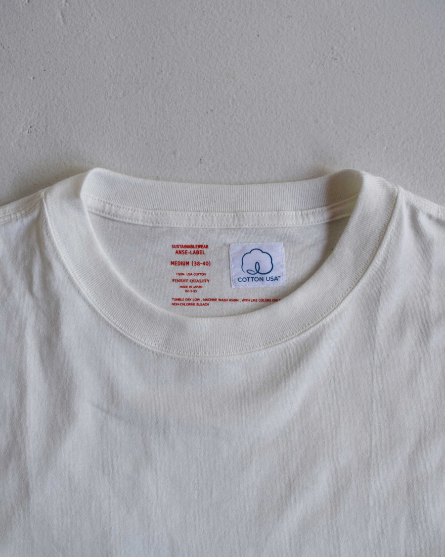 ANSE003 SIDE VENTS S/S T-S WHITE