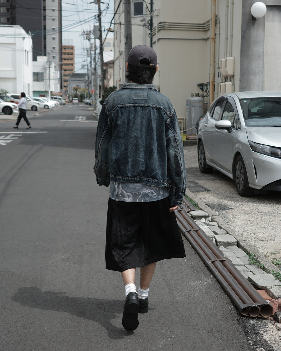 ANACHRONORM リメイク ダブルポケット デニムジャケット インディゴ | 507XX 2ndタイプ 11.5ozデニム ハードダメージ パッチワーク 日本製