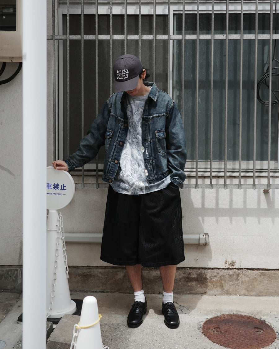 ANACHRONORM リメイク ダブルポケット デニムジャケット インディゴ | 507XX 2ndタイプ 11.5ozデニム ハードダメージ パッチワーク 日本製