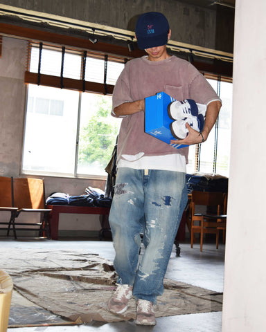 AN330 52's SELVEDGE DENIM REMAKED EASY PANTS INDIGO