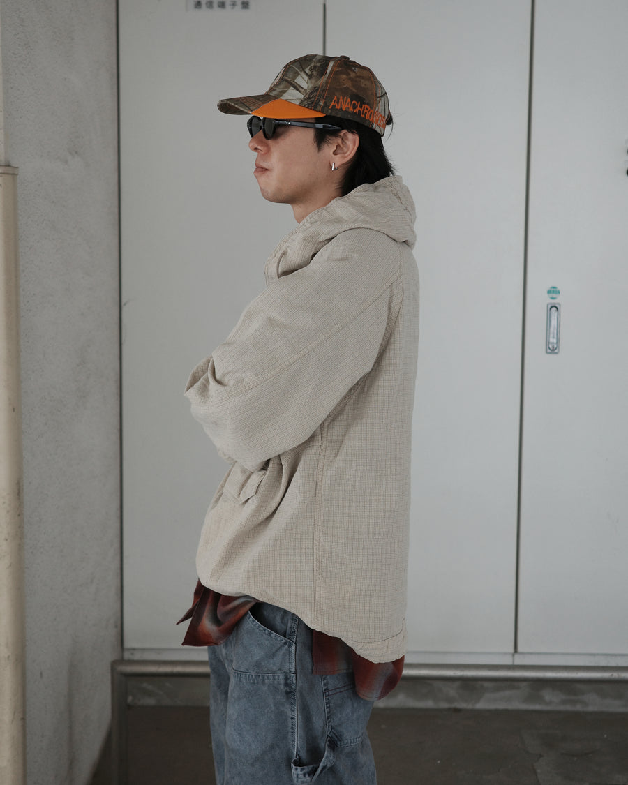UTILITY ANORAK PULLOVER BEIGE