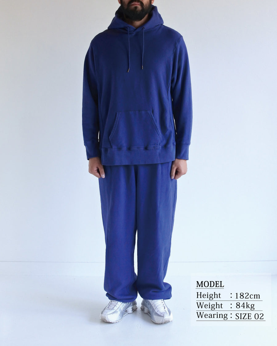 SIDE LIB SWEAT PARKA BLUE