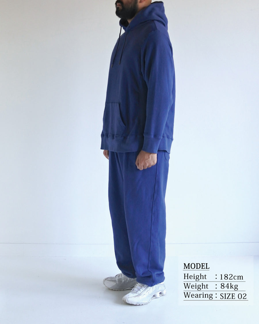 SIDE LIB SWEAT PARKA BLUE