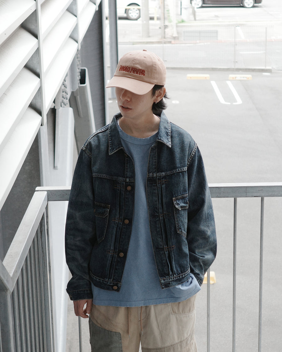 AGING DOUBLE POCKET DENIM JACKET INDIGO – ANACHRONORM