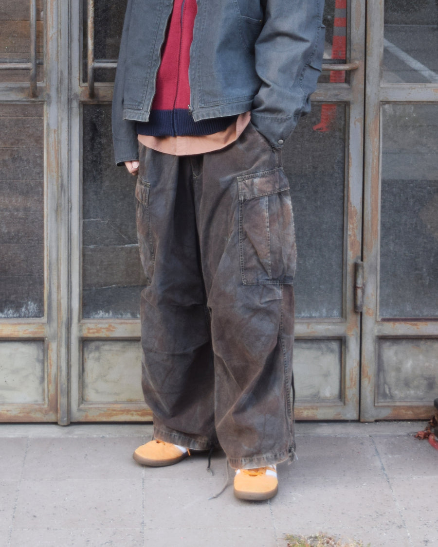 オリジナルリアルツリーを硫化染めしたM-51 タイプフィールドオーバーパンツ