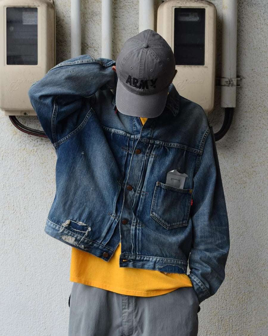 FRONT TUCK DENIM REMAKED JACKET INDIGO (REMAKE) – ANACHRONORM