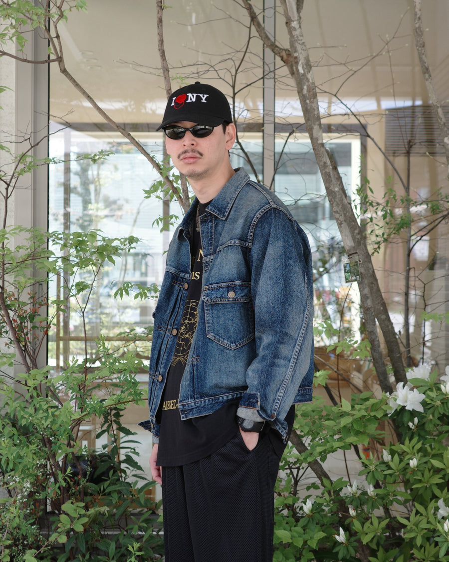 ANACHRONORM エイジング ダブルポケット デニムジャケット インディゴ | 507XX 2ndタイプ 11.5ozデニム エイジング加工 アタリ 日本製