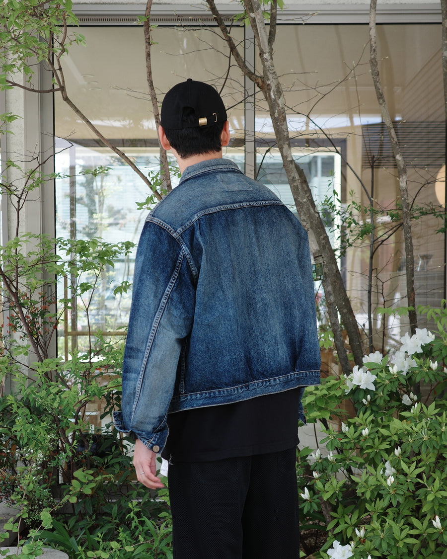 ANACHRONORM エイジング ダブルポケット デニムジャケット インディゴ | 507XX 2ndタイプ 11.5ozデニム エイジング加工 アタリ 日本製