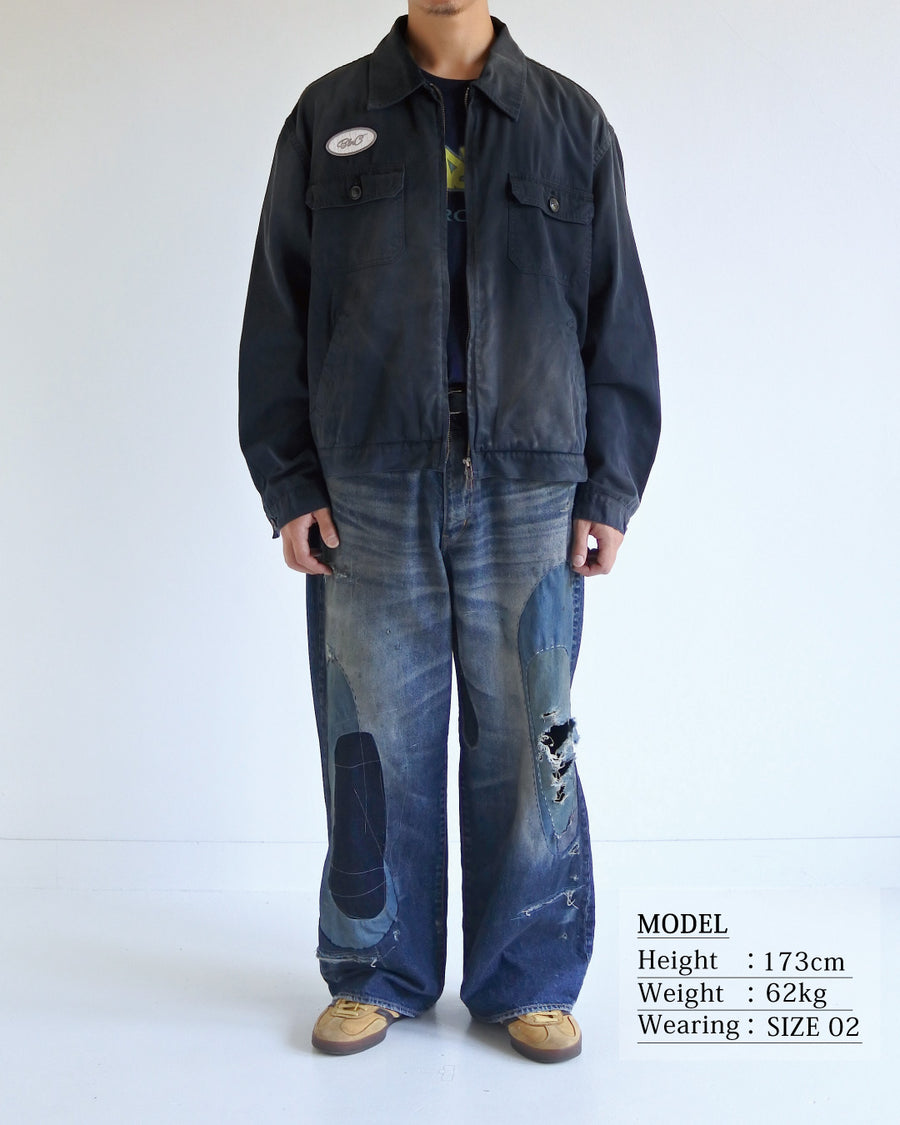 TIMEWORN WORK JACKET BLACK