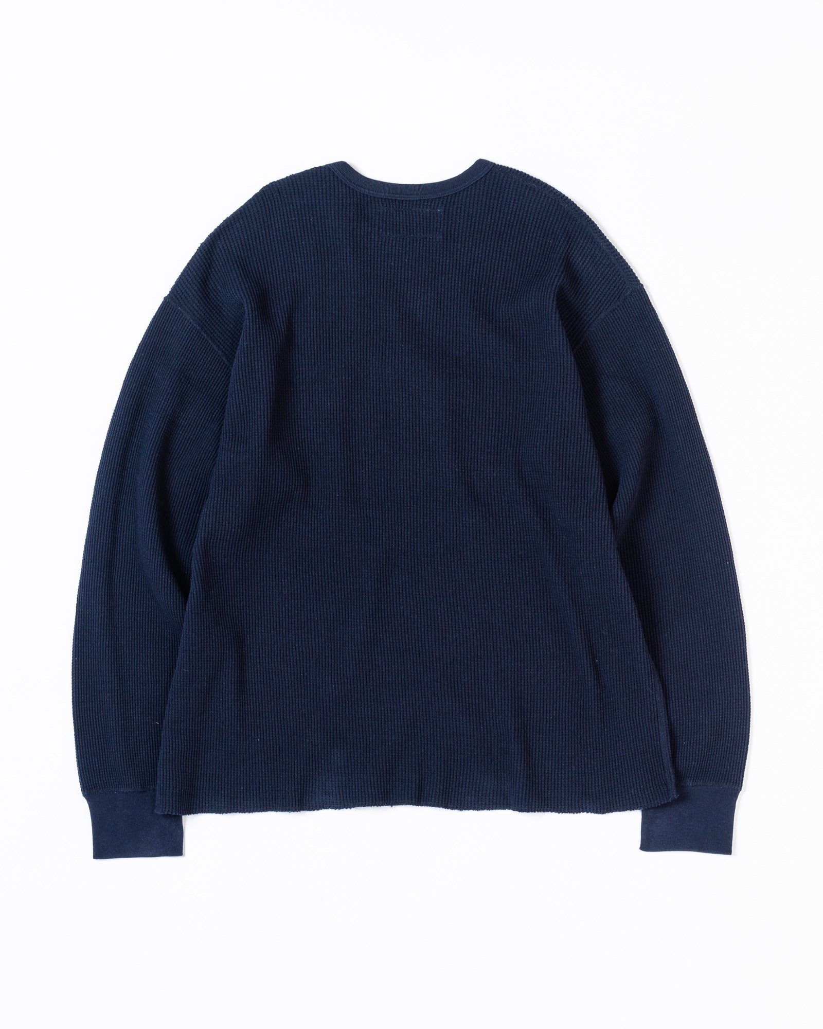 AN314 HEAVY WAFFLEL L/S T-S NAVY – ANACHRONORM