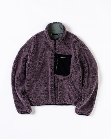 AN326 REVERSIBLE BOA JACKET PURPLE