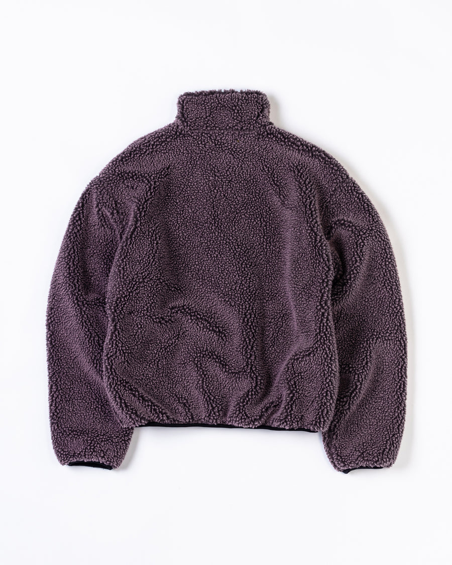 AN326 REVERSIBLE BOA JACKET PURPLE