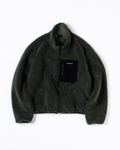 AN326 REVERSIBLE BOA JACKET OLIVE