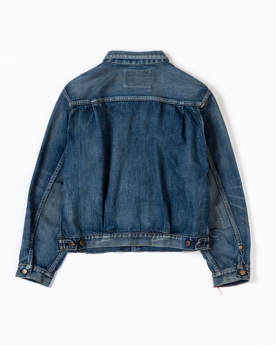 FRONT TUCK DENIM REMAKED JACKET INDIGO (REMAKE) – ANACHRONORM