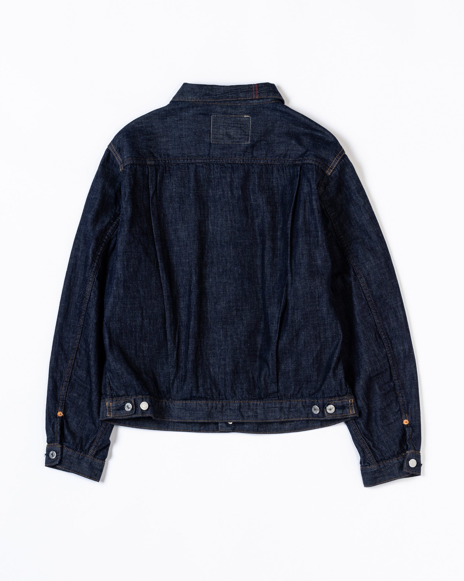 AN332 CHEAK COMBI DENIM JACKET INDIGO(OW) – ANACHRONORM AN332 CHEAK COMBI DENIM JACKET INDIGO(OW) – ANACHRONORM