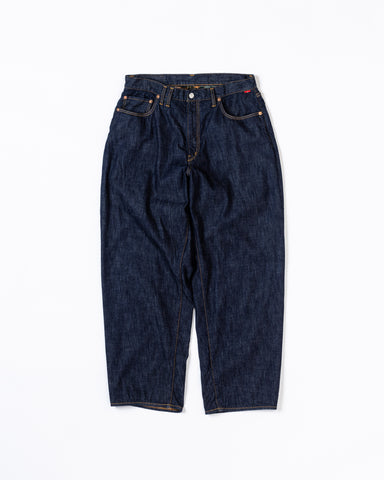 AN333 CHEAK COMBI DENIM 5P PANTS INDIGO(OW)