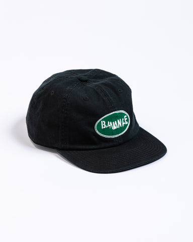 ANNK001 GLITCH EMBROIDERY CAP BLACK