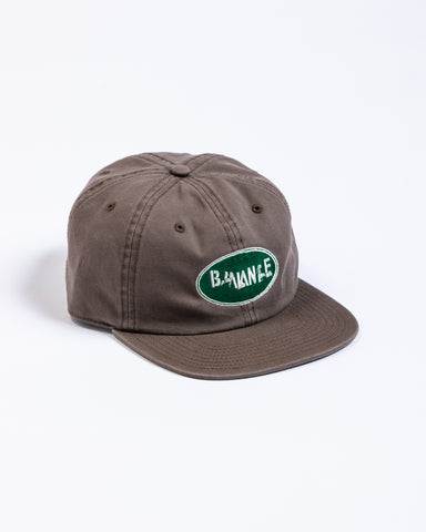 ANNK001 GLITCH EMBROIDERY CAP BROWN