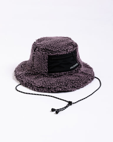 AN327 EMBROIDERY BOA HAT PURPLE