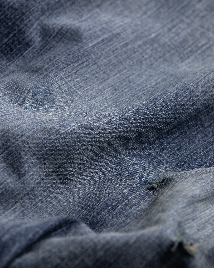 ANACHRONORM / CHECK COMBI DENIM JACKET - INDIGO(REMAKE)