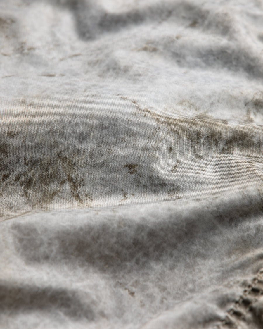 AN321 DIRTPAINT NYLON MODS COAT WHITE